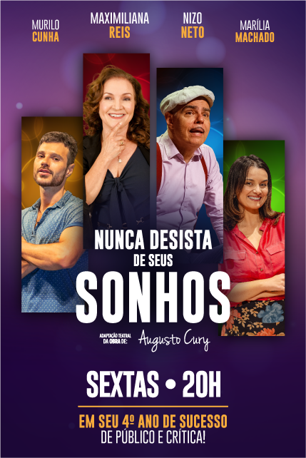 NUNCA DESISTA DE SEUS SONHOS